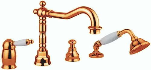 Смеситель для ванны Migliore Oxford медь - фото 5