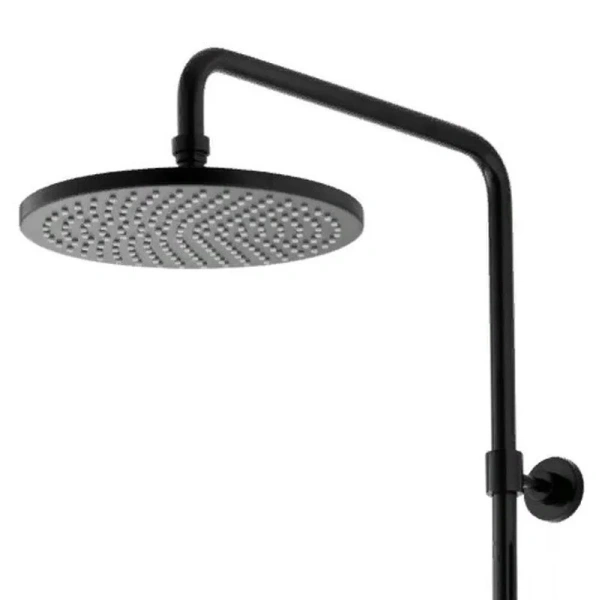 Душевая стойка Cezares Eco черный матовый ECO-CVD-NOP (детальная фотография), с тропическим душем