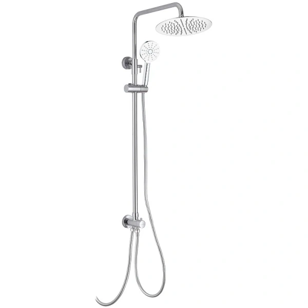 Душевая стойка Акватек хром AQ2046CR (детальная фотография)