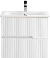 Тумба под раковину подвесная Cezares Duet 60 см Bianco Opaco