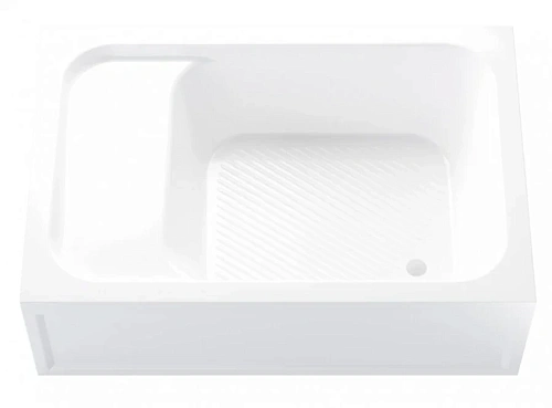 Душевой поддон RGW BC/L 120x80 см с сиденьем - фото 1