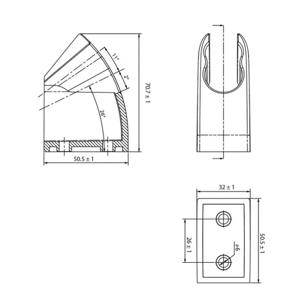 Держатель душевой лейки IDDIS бронза 060BP00i53 (детальная фотография), нет в наличии