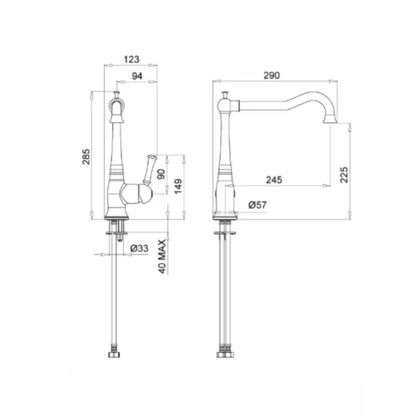 Смеситель для кухни Migliore Dallas золото 18270 (детальная фотография), для кухни