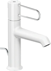 Смеситель для раковины Jacob Delafon Odeon Rive Gauche белый ручка хром