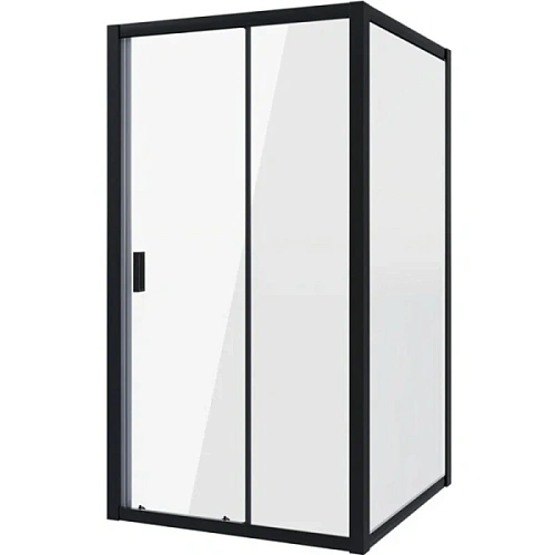 Душевой уголок Niagara Nova 130x80 см профиль черный - фото 2