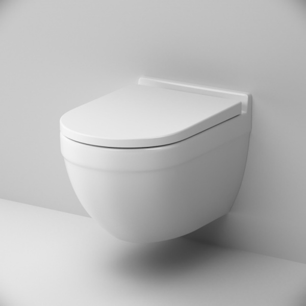 Унитаз подвесной Damixa Palace Grand безободковый, с сиденьем микролифт 461700SC (детальная фотография), подвесные, встраиваемые