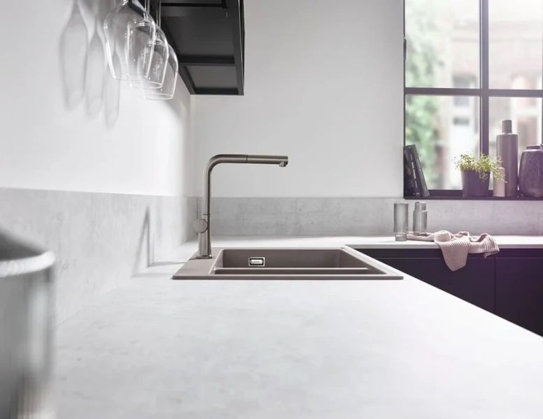 Смеситель для кухни Hansgrohe Talis M54 сталь 72808800 (детальная фотография), матовый хром