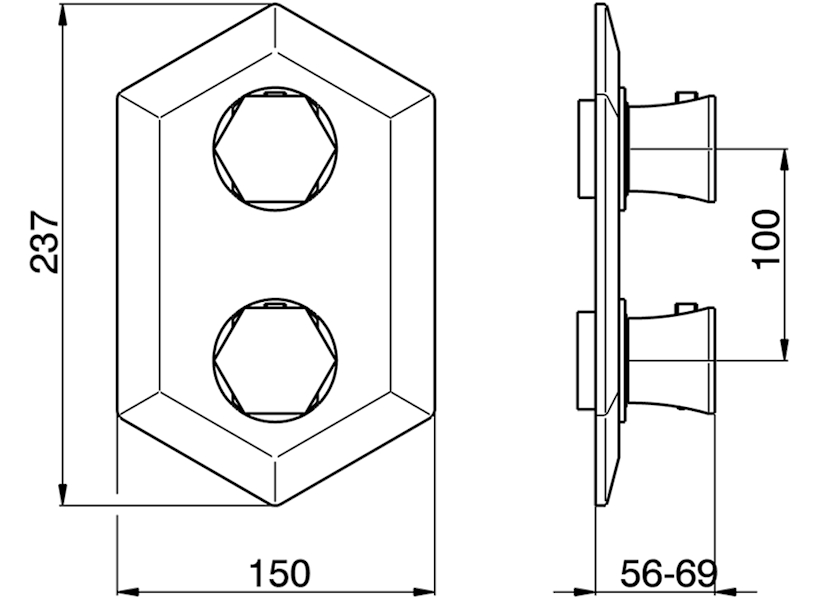 Схема (детальная фотография), для душа
