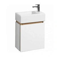 Тумба с раковиной подвесная Акватон Эклипс 45 см правая