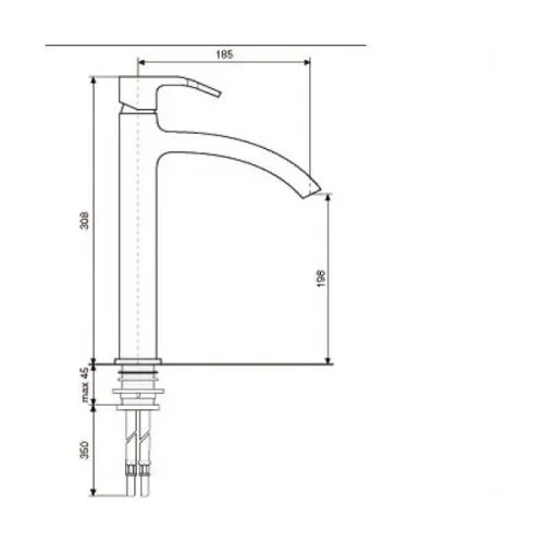 Смеситель для кухни Emmevi Niagara 74007 (детальная фотография), для кухни