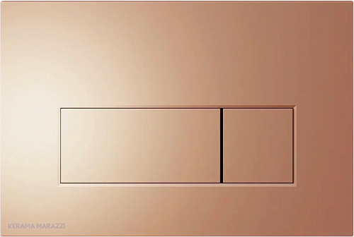 Клавиша смыва Kerama Marazzi розовое золото матовое - фото 2