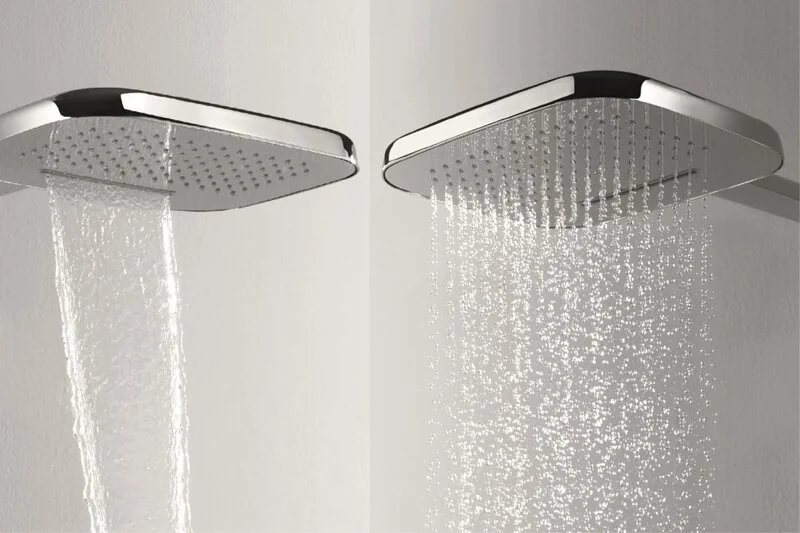 Душевая стойка Cezares Tesoro со смесителем TESORO-F-CD-01 (детальная фотография), хром