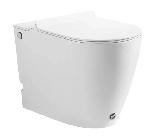 Унитаз напольный SantiLine белый - фото 1