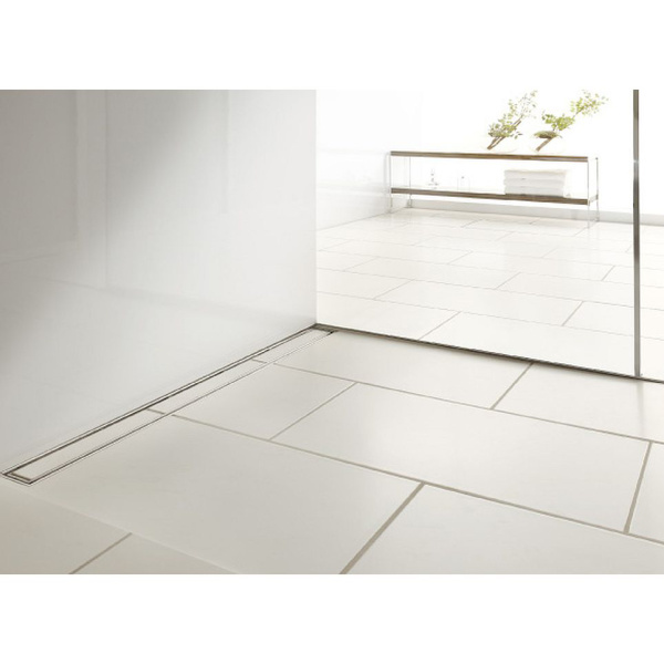 Основа для плитки Tece TECEdrainlinе plate 150 см нержавеющая сталь глянец 601570 (детальная фотография), хром