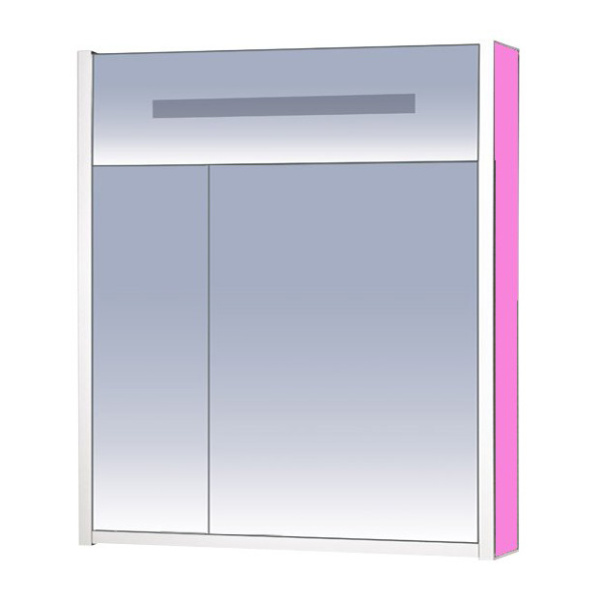 Зеркальный шкаф, цвет розовый, Misty Джулия Л-Джу04065-1210 (детальная фотография)