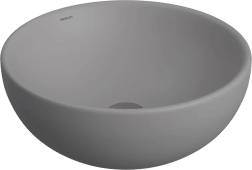 Раковина BERGES Mascon 45 см матовая серая - фото 3