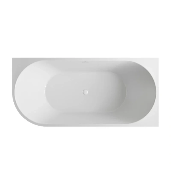 Ванна акриловая Abber AB9502-1.4 L/AB9502-1.4 R, 140 x 70 см, белая, левая/правая (детальная фотография)
