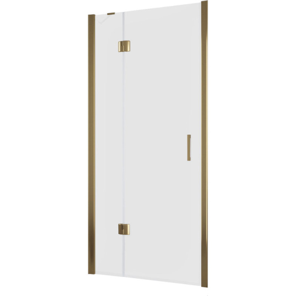 Душевая дверь профиль бронза стекло сатин Vegas-glass AFP TUR NOVO 120 05 10 L (детальная фотография)