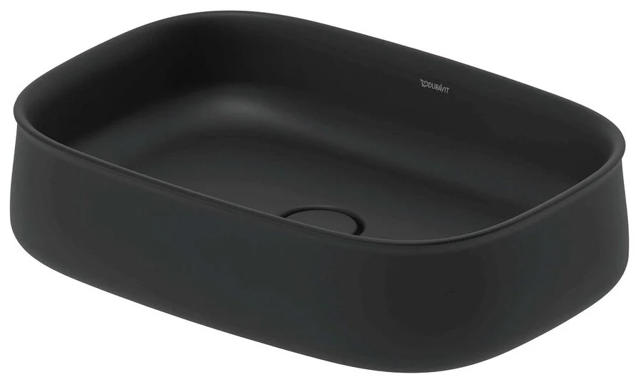 Раковина Duravit Zencha 55 см матовый антрацит 2373551379 (детальная фотография)