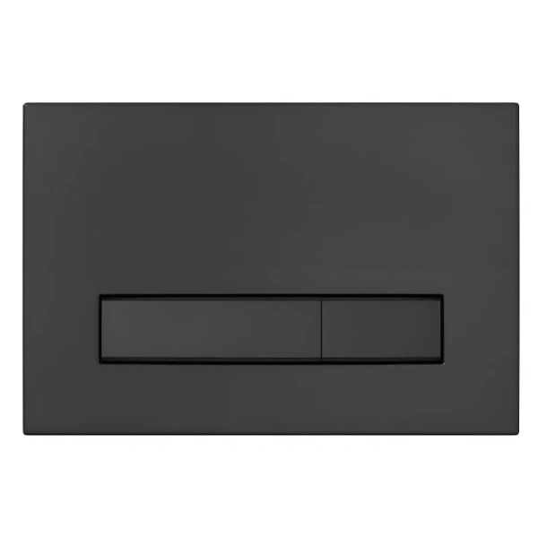 Клавиша смыва Berges Atom Line Soft Touch черная 049227 (детальная фотография)