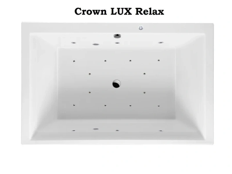 Ванна акриловая Excellent Crown Lux 190 х 120 см, цвет белый, WAEX.CRO19WH (детальная фотография), в наличии