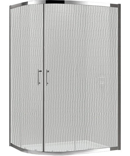 Душевой уголок Cezares Eco 100x80 см стекло рифленое - фото 2