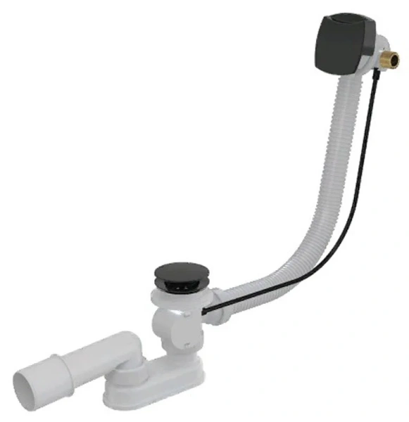 Слив-перелив для ванны Alcaplast A564BLACK (детальная фотография)