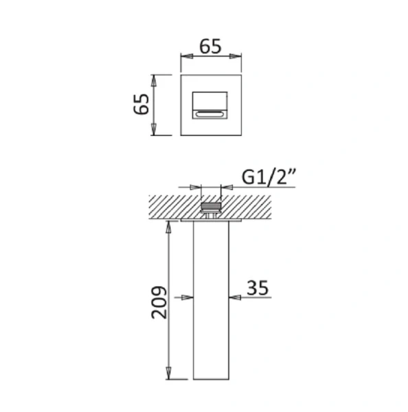 Излив для ванны Cezares Porta белый матовый PORTA-SC-BIO (детальная фотография), в наличии