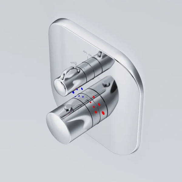 Смеситель для душа AM.PM Sensation F3085500 (детальная фотография), скрытого монтажа, встраиваемые в стену