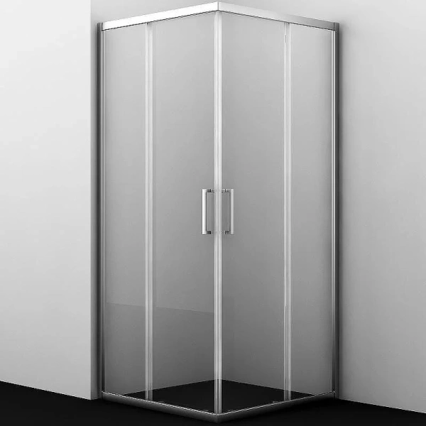 Душевой уголок WasserKRAFT Main 100х100 см профиль хром 41S19 (детальная фотография)