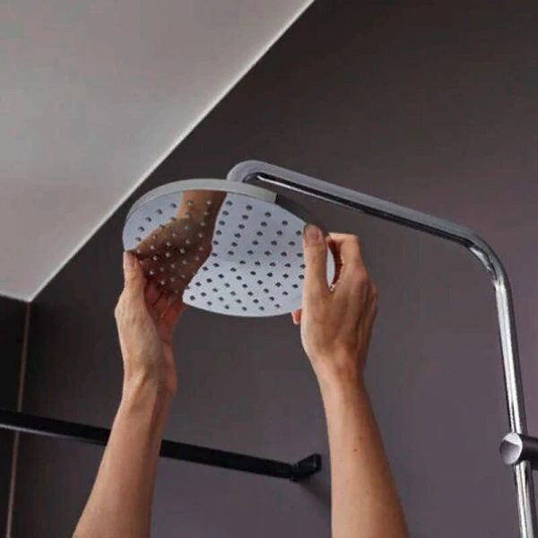 Душевая стойка Hansgrohe Vernis Blend 26276 латунь 26276000 (детальная фотография), настенные
