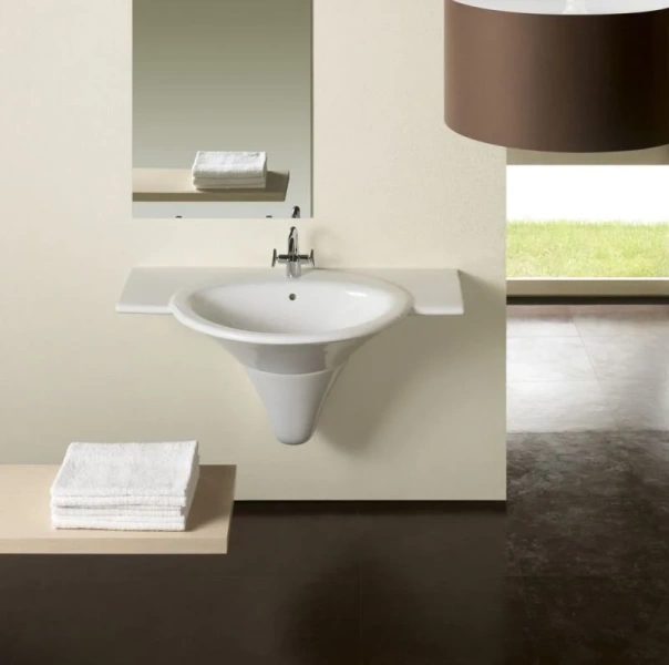 Раковина подвесная Hatria Sculture 110х60 см YR3801 (детальная фотография), в наличии index_1