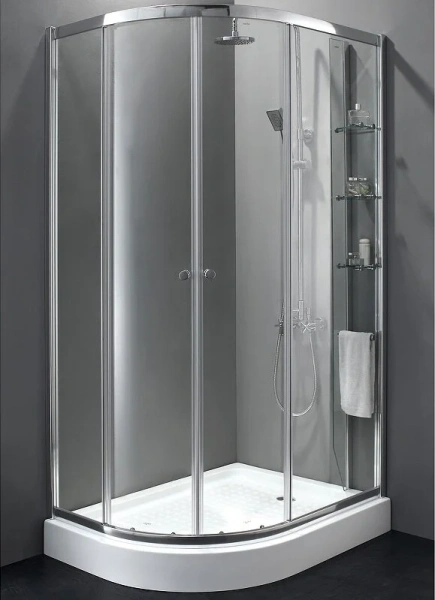 Душевой уголок Cezares Anima 120x100 см стекло прозрачное правый ANIMA-W-RH-2-120/100-C-Cr-R (детальная фотография)