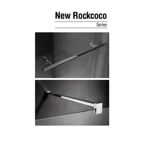 Душевое ограждение Gemy New Rockcoco 150 S03161D (детальная фотография), недорогие, стеклянные, без поддона