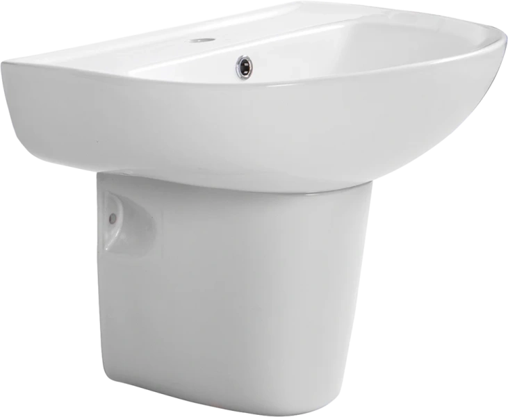 Полупьедестал для раковины Акватек белый AQ5421-00 (детальная фотография), в наличии