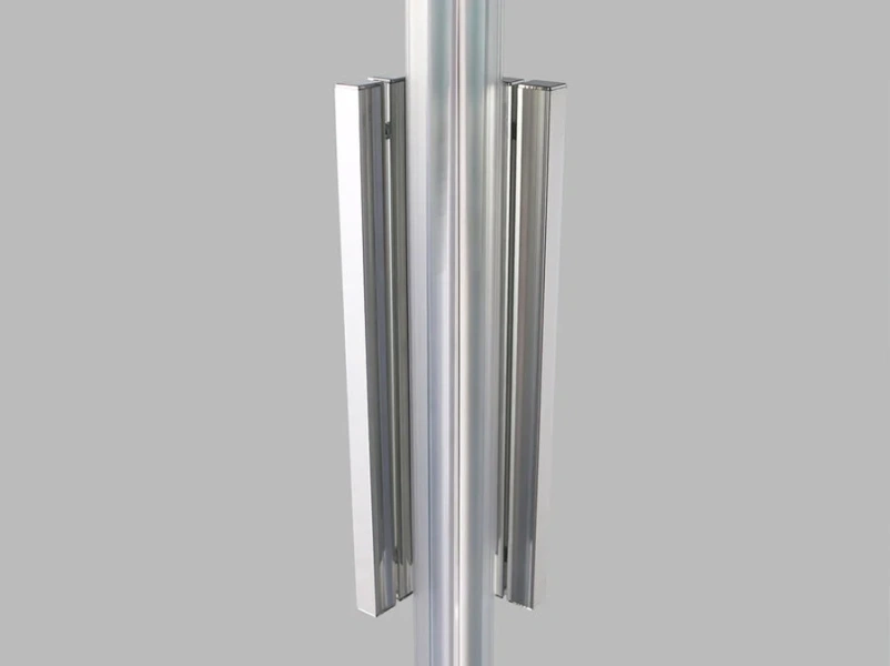 Душевой уголок Grossman Fly 100x80 см прямоугольный GR-8010Fl (детальная фотография), хром