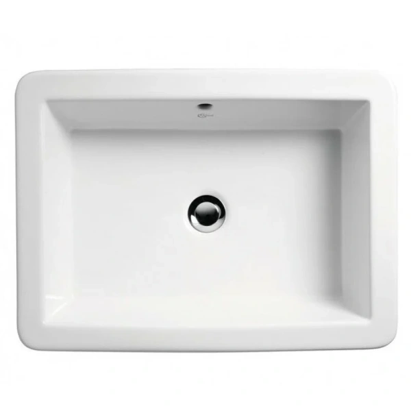 Раковина Ideal Standard Strada 60 см без отверстия под смеситель, с переливом K078001 (детальная фотография), из санфарфора