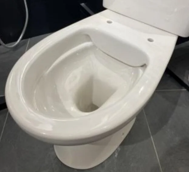 Унитаз компакт VitrA Zeitgeist безободковый 9864B099-7208 (детальная фотография), с бачком