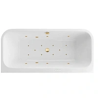 Ванна гидромассажная Excellent Arana Relax 180 x 85 см, белый/золото, WAEX.ARA18.RELAX.GL