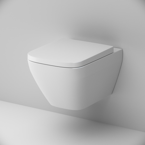 Унитаз подвесной Am.Pm Spirit 2.0 безободковый C701701SC (детальная фотография), современные, hi-tech, прямоугольные