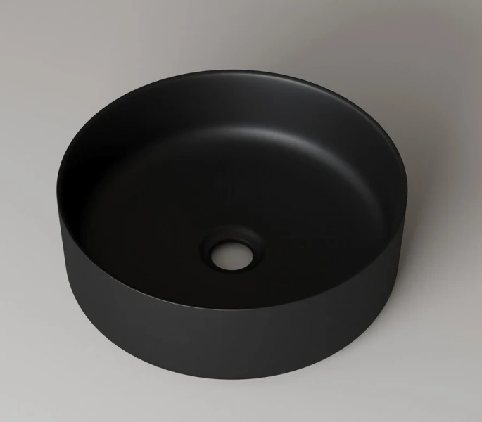 Раковина IDDIS Ray 35,5 см черная RAYBM03i27 (детальная фотография), черные