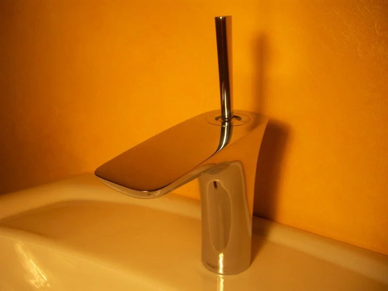 Смеситель для раковины Hansgrohe PuraVida хром 15075000 (детальная фотография), хром