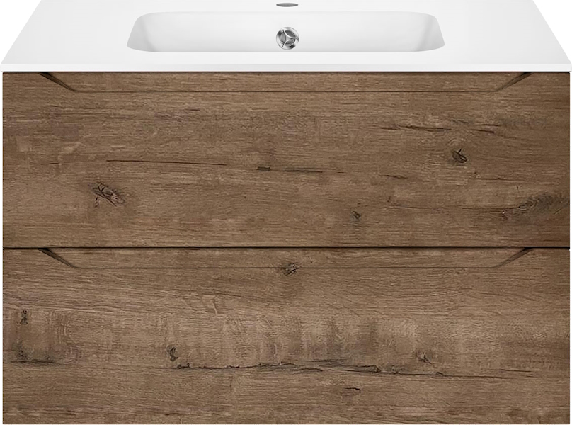 Тумба под раковину подвесная Vincea Norma 80,7 см V.Oak VMC-2N800VO (детальная фотография)