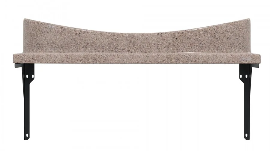 Раковина СанТа Вега 70 см речной песок 900142 (детальная фотография), прямоугольной формы