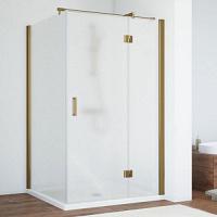Душевой уголок профиль бронза стекло сатин Vegas-glass