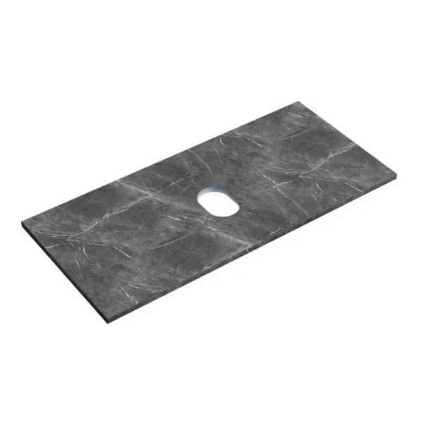 Столешница Sancos 100 см без отверстия под смеситель black sky TT100A1 (детальная фотография)