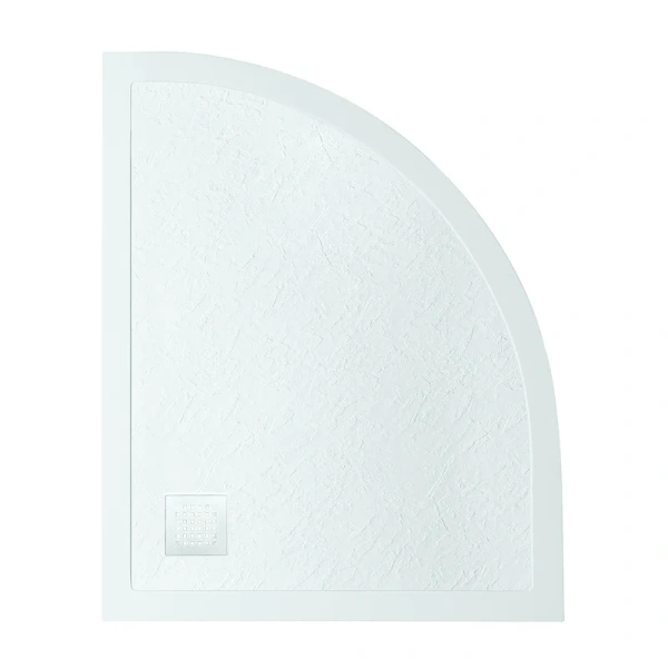 Душевой поддон BelBagno Uno 120х80 см левосторонний, накладка белая матовая TRAY-MR-UNO-RH-120/80-550-35-W-L-BO (детальная фотография), асимметричные