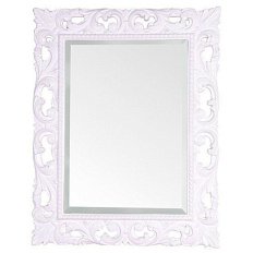 Зеркало для ванной, цвет белый глянцевый, Tiffany World