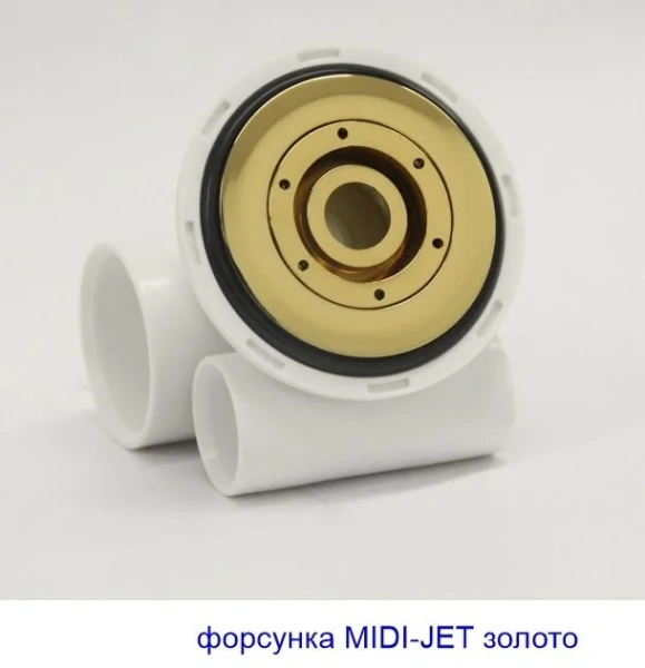 Ванна гидромассажная Whitecross Layla 170 x 75 см, ULTRA NANO, золото, белый, 0102.170075.100.ULTRANANO.GL (детальная фотография), приставные, встраиваемые