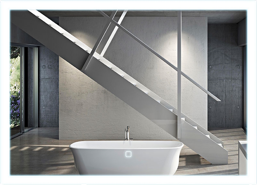 Зеркало с подсветкой Vincea 100 см с сенсорным выключателем VLM-2B100 (детальная фотография)